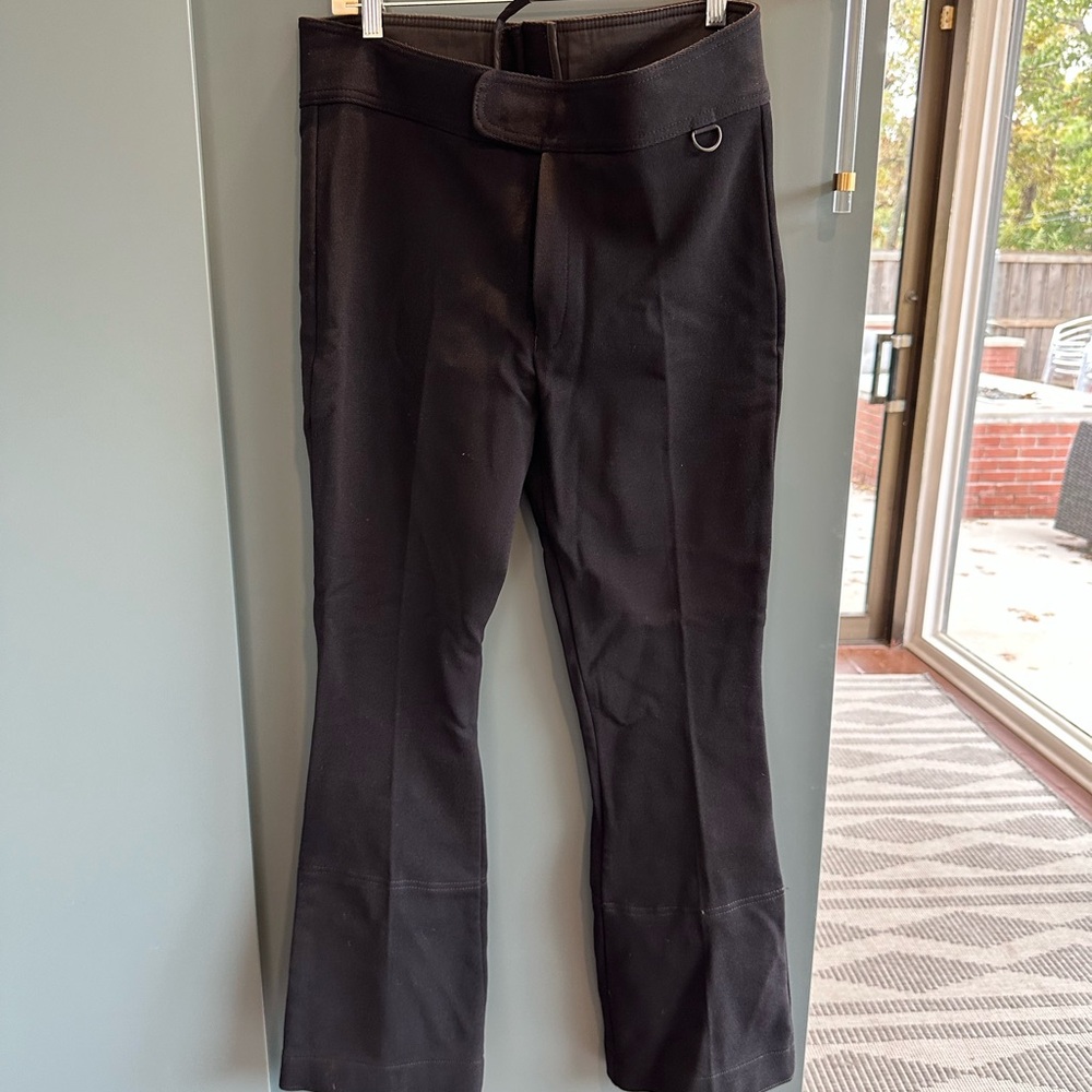 Men's Black stretch wool ski pants size 34